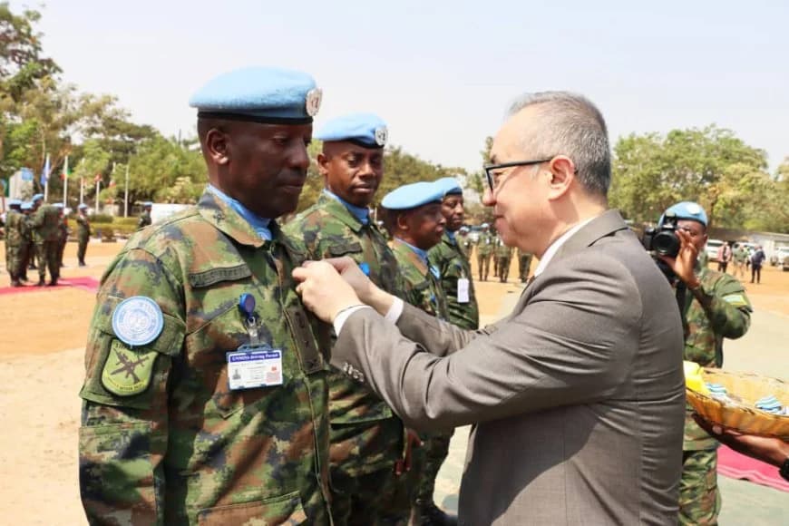 Rwandan peacekeepers in South Sudan decorated with UN service medals