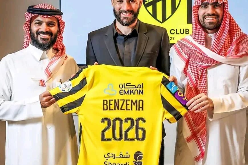 Karim Benzema yerekanywe muri Al -Ittihad