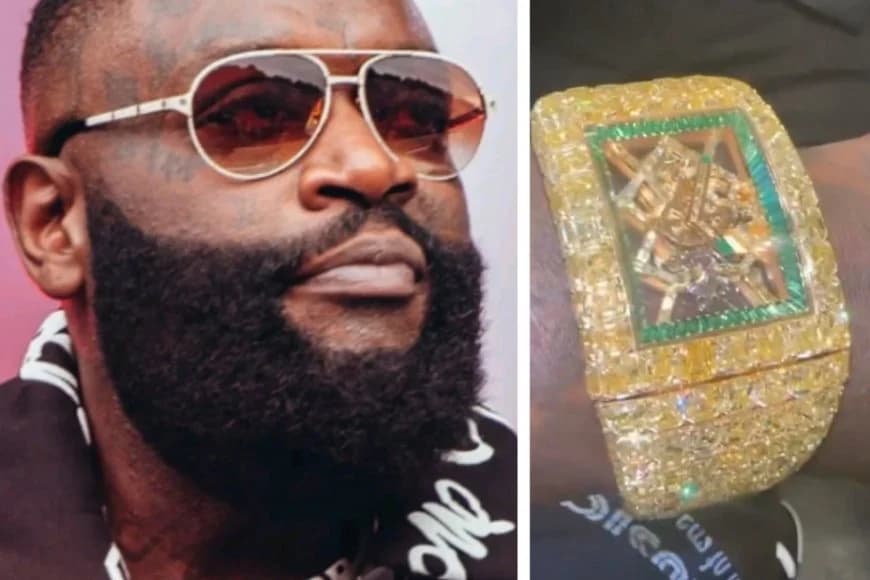 Rick Ross yaguze isaha ya zahabu ya mbere ihenze ku isi