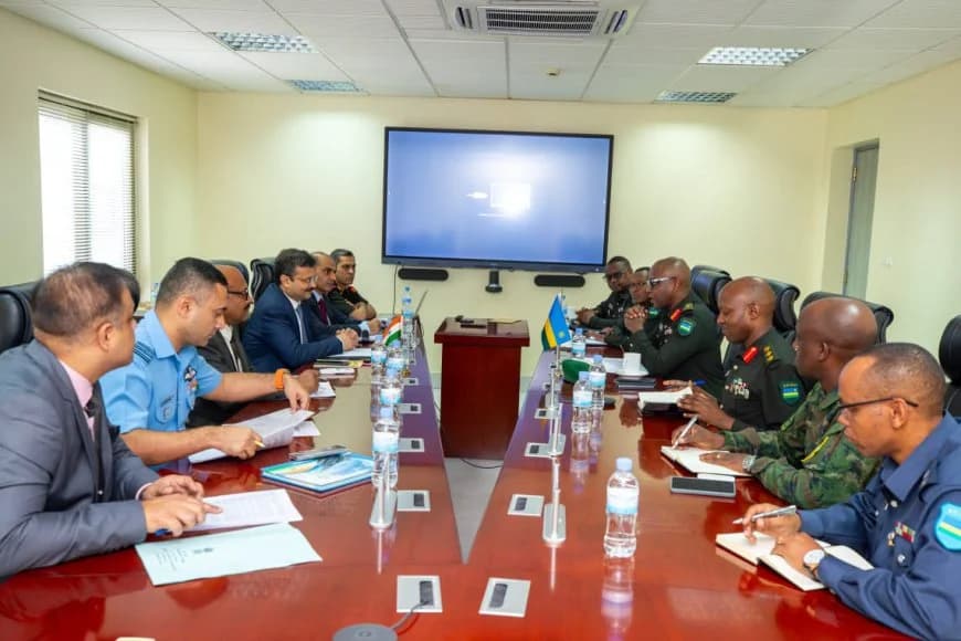 Rwanda and India hold Joint Defence Cooperation Committee meeting