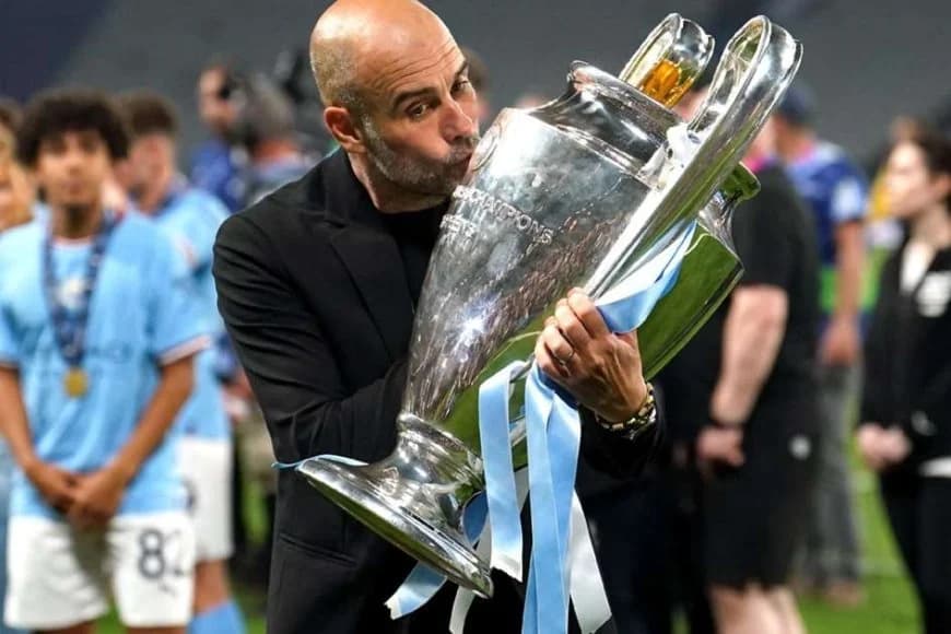 Guardiola yatangaje umukinnyi wa Inter Milan wamufashije gutwara Champions League