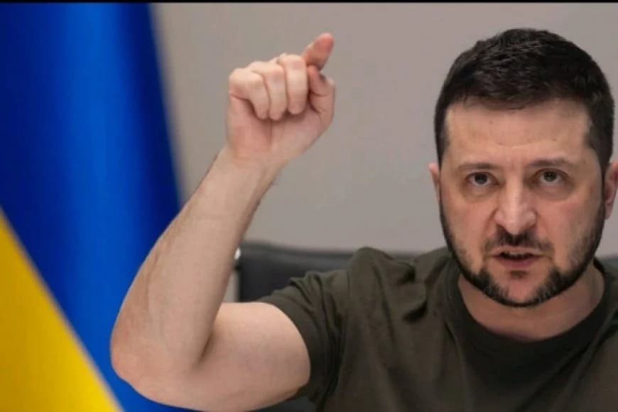 Ukrainian President Volodymyr Zelensky criticised  NATO for abandoning Ukraine