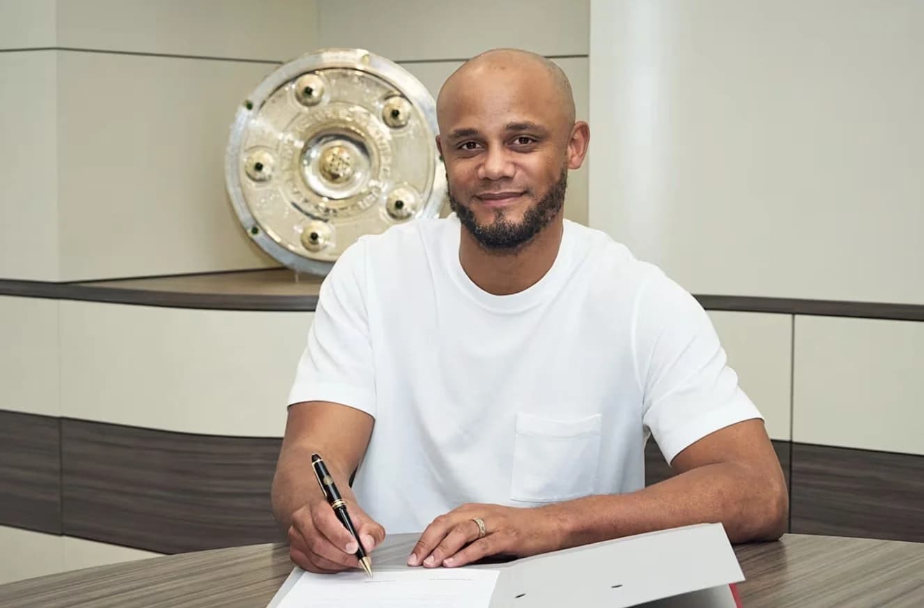 Breaking News: Bayern Munich Appoint Vincent Kompany as Head Coach.