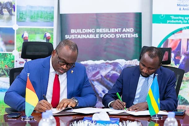 Rwanda, Guinea sign a cooperation in Agriculture