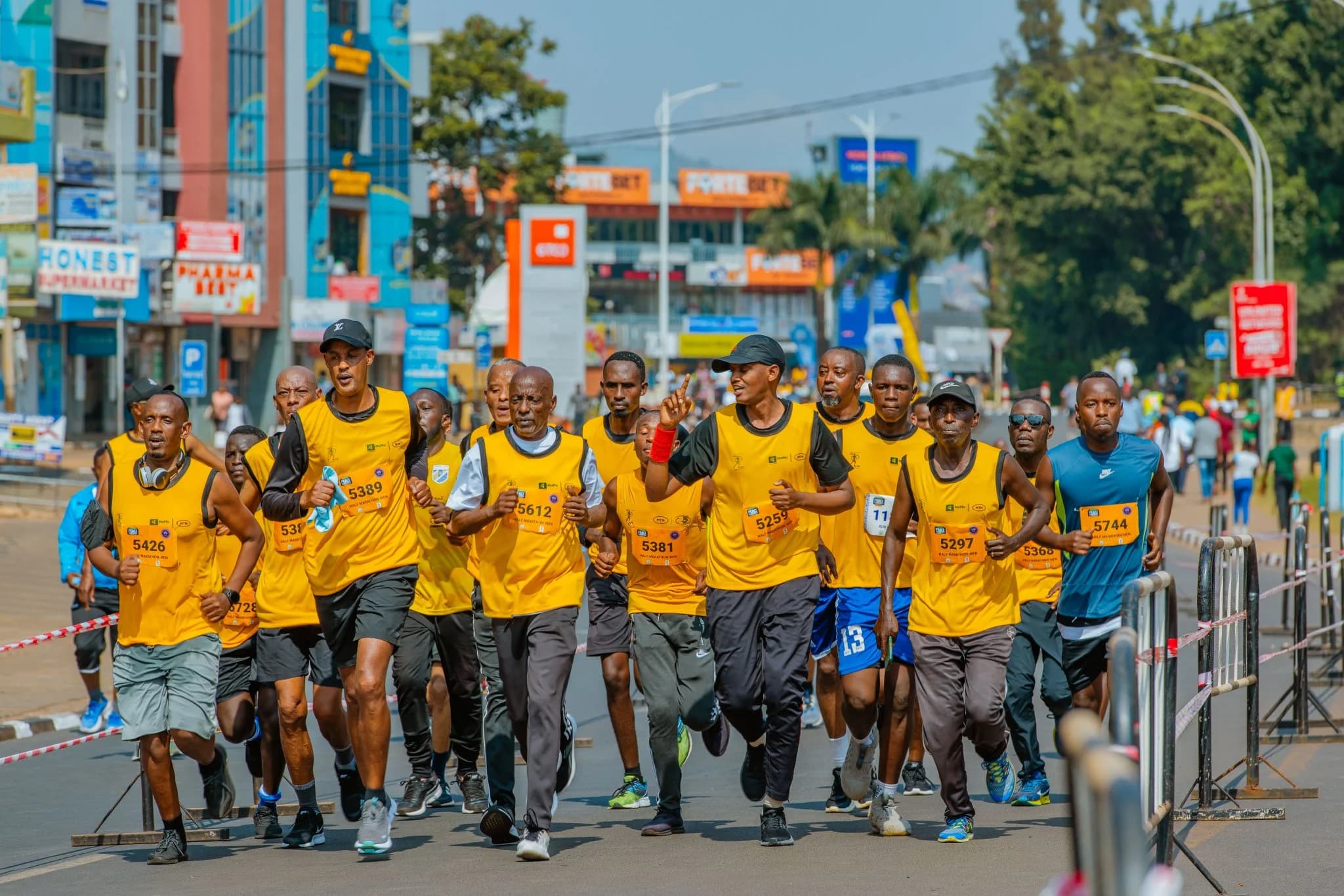 KigaliMarathon2024 Laban Korir Makes History: Victorious in the 19th Kigali International Peace Marathon