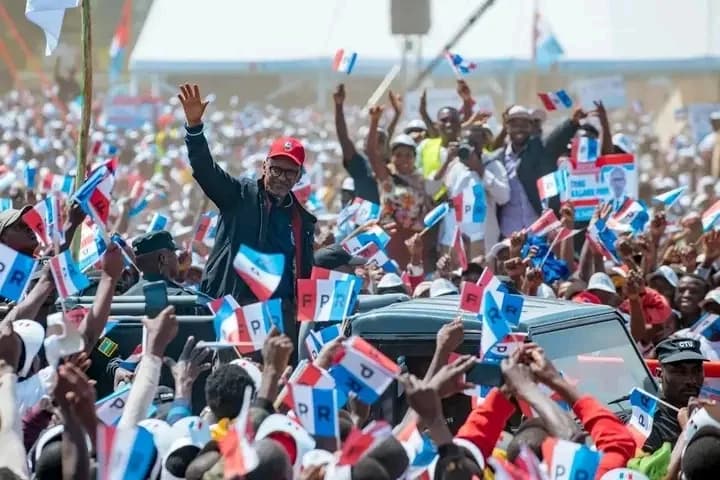 Paul Kagame Bids Farewell to Supporters at Gisa Grounds in Rubavu District