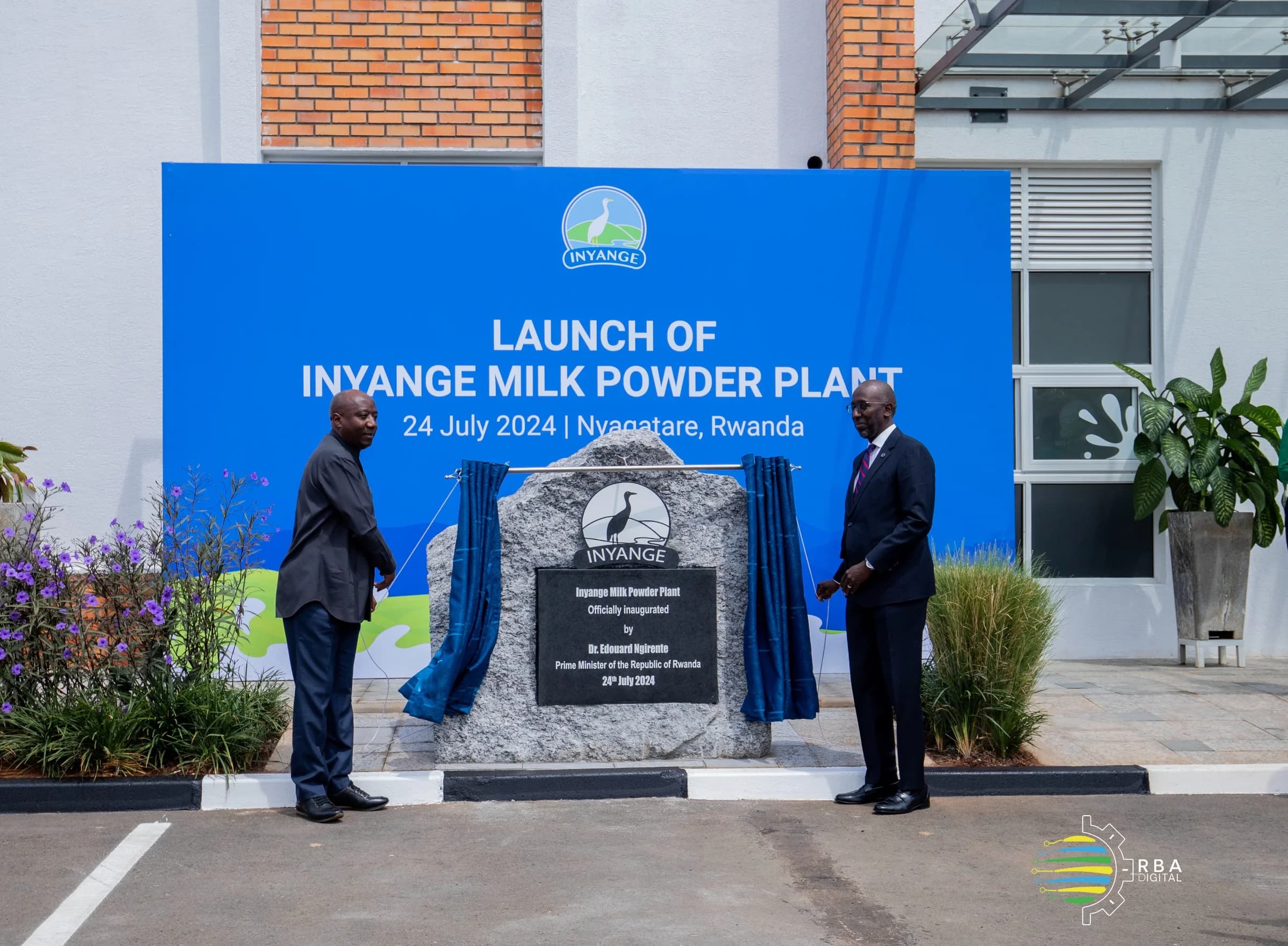 Prime Minister inaugrates first-ever milk powder plant in Rwanda