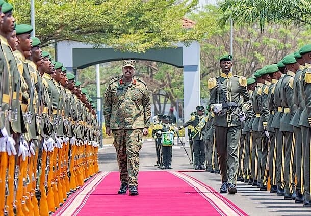 Gen Muhoozi Visits RDF Headquarters