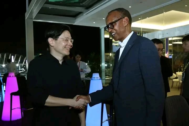 President Kagame watches Singapore Grand Prix 2024