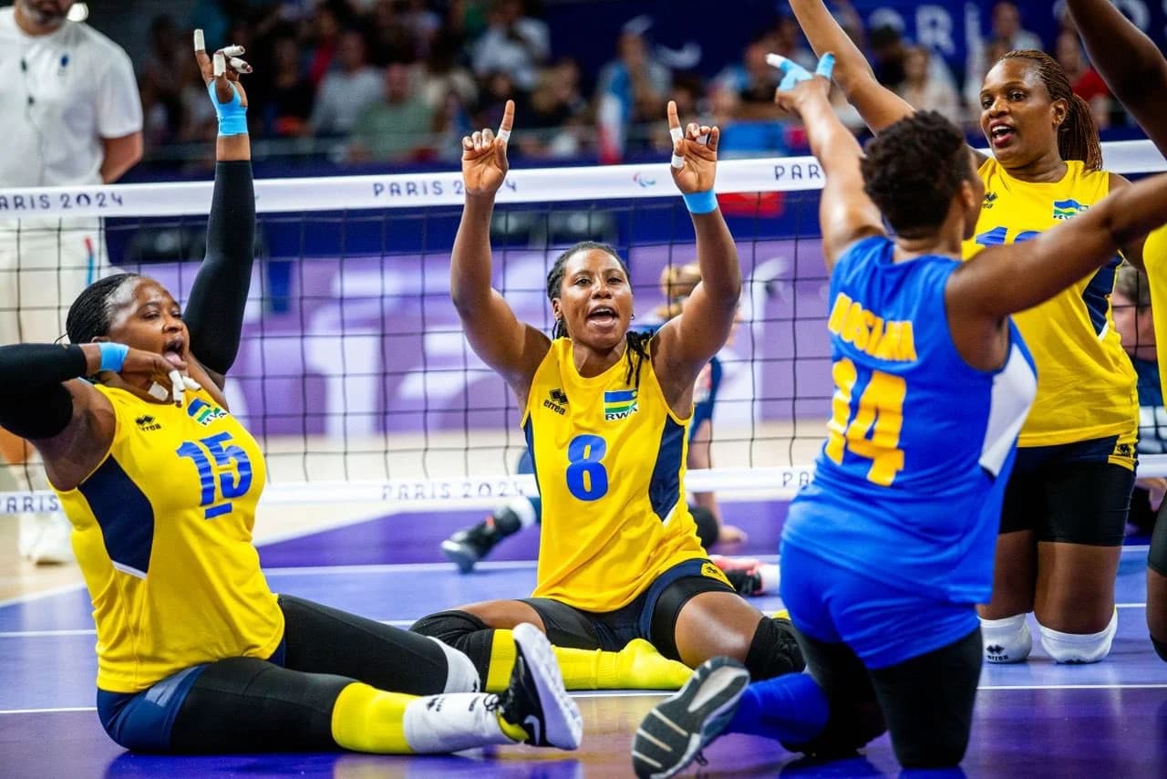 Rwanda clinches victory against France in Paralympic sitting volleyball