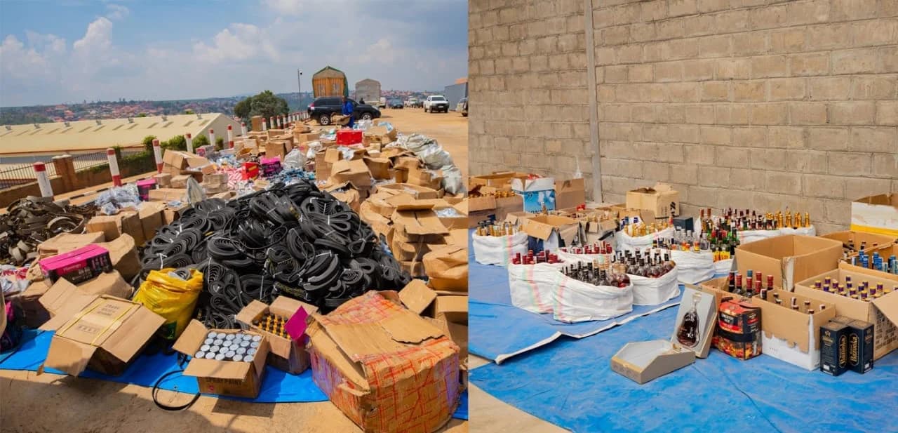 Trailer transporting smuggled vehicle spare parts intercepted in Kirehe