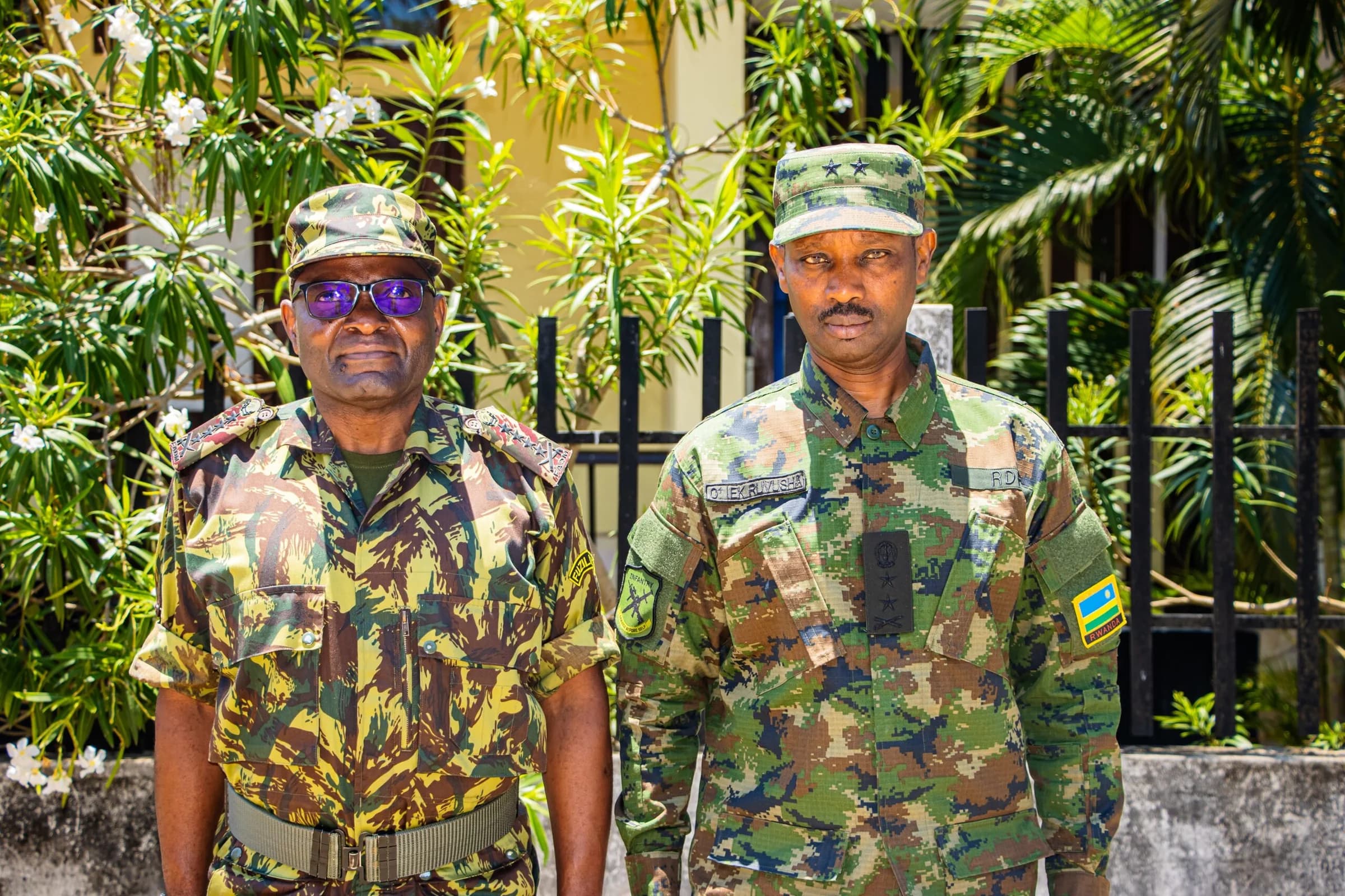 Maj. Gen Ruvusha Receives Mozambique Armed Forces Chief of General Staff