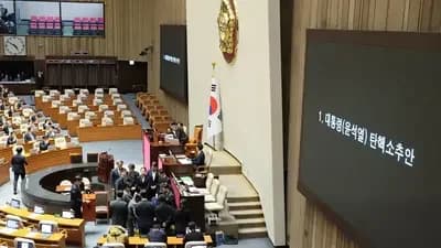 Breaking news : South Korean President Yoon Suk Yeol Impeached Over Martial Law Attempt