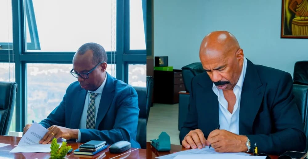 Rwanda, Steve Harvey Sign Tourism and Investment MoU