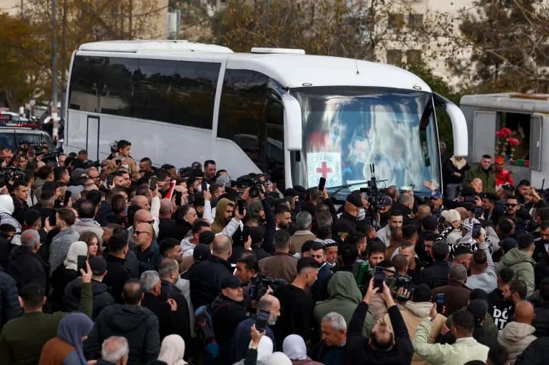 Israel and Hamas Continue Prisoner Exchange Under Ceasefire Agreement