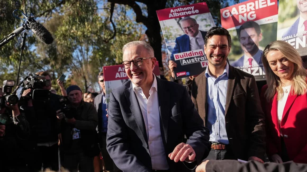 Australia's Election: PM Albanese Pays Tribute to His Team and Family After Re-election Victory