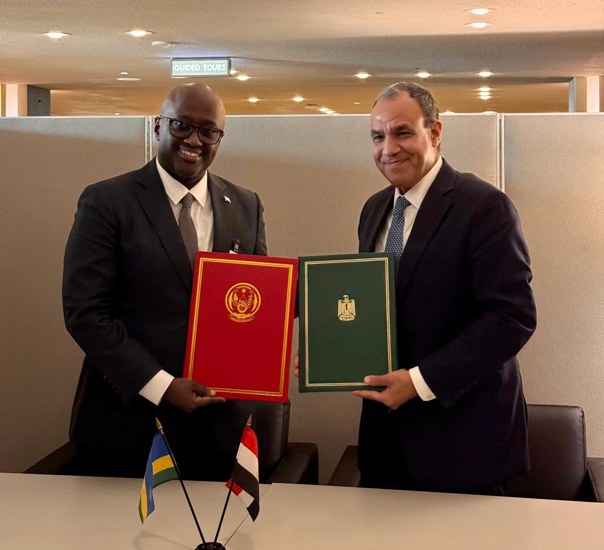 Rwanda, Egypt sign mutual visa waiver agreement for official passports