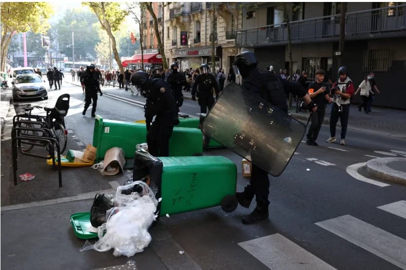 Strikes sweep France as Unions confront new prime minister Lecornu