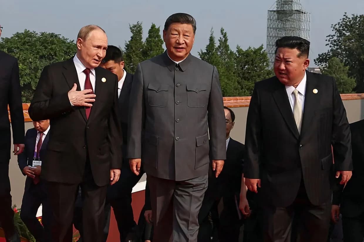 Putin, Xi caught on hot mic musing about organ transplants and immortality at Beijing parade