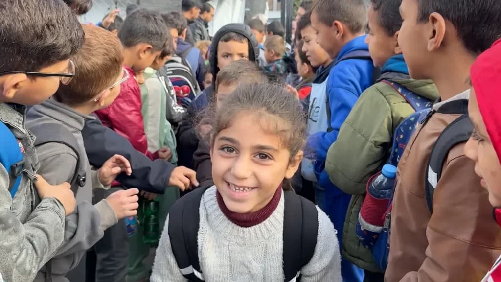 Children in Gaza return to School after years without Formal Education