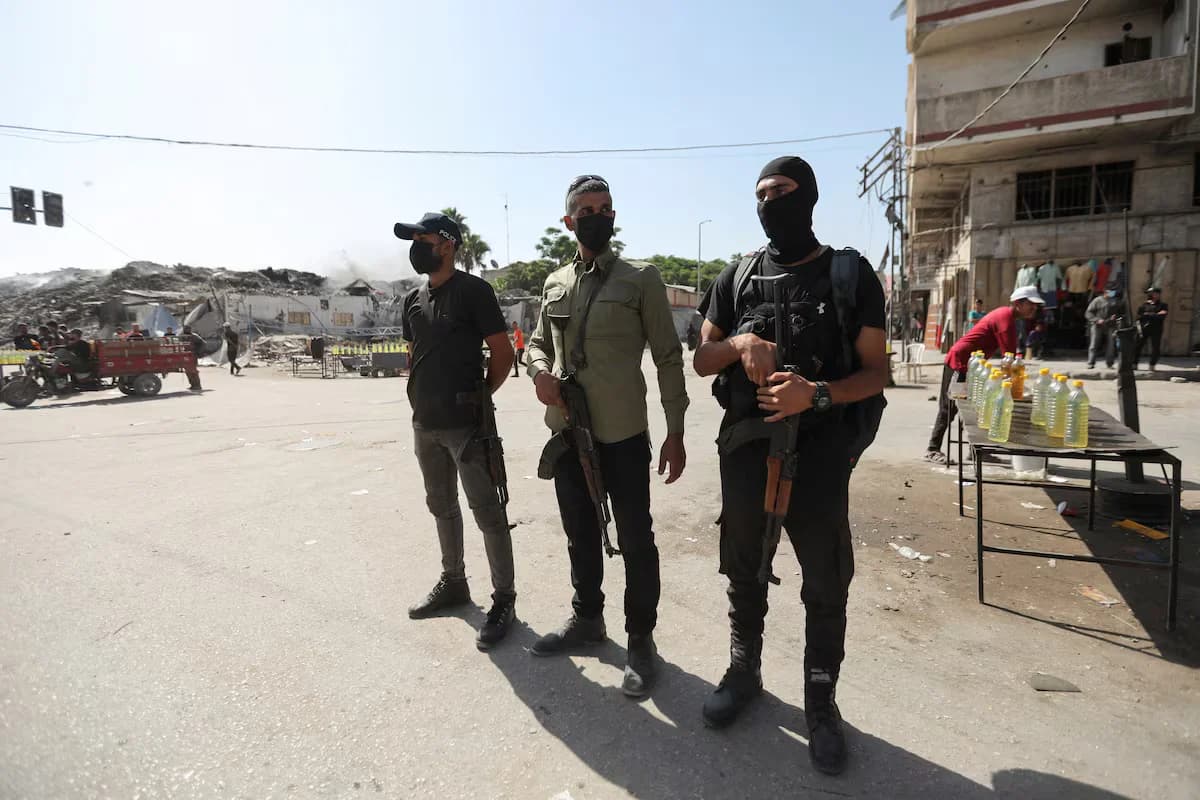 Hamas pushes to keep its police force in Gaza ahead of disarmament talks.