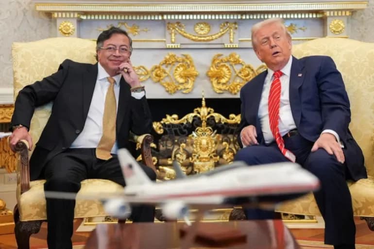 Trump hosts Colombia’s Petro at white house  as strained us–colombia ties face critical test