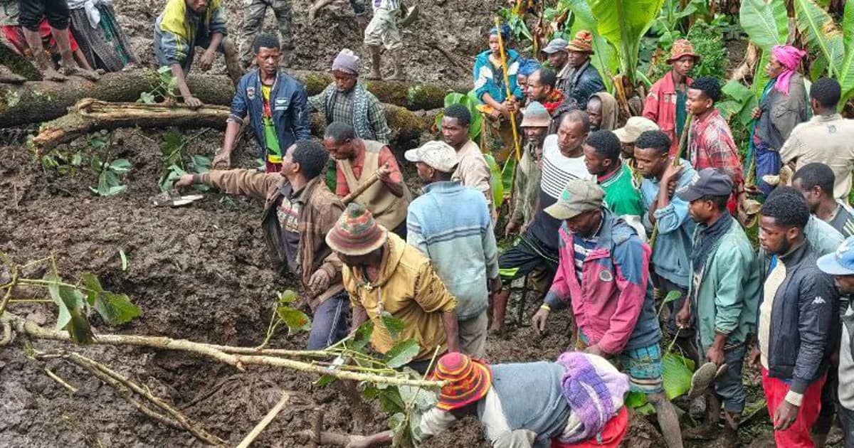 At Least 107 Dead in Ethiopia Landslides as Parliament Declares National Mourning