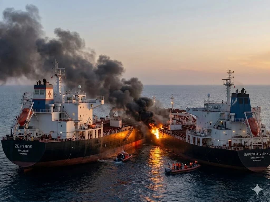 Iraq Suspends Oil Port Operations After Deadly Tanker Attacks in Iraqi Waters
