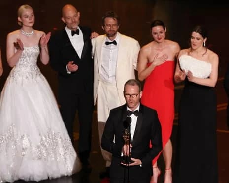 Sentimental Value becomes first Norwegian film to win best international  feature Oscar | Oscars 2026 | The Guardian