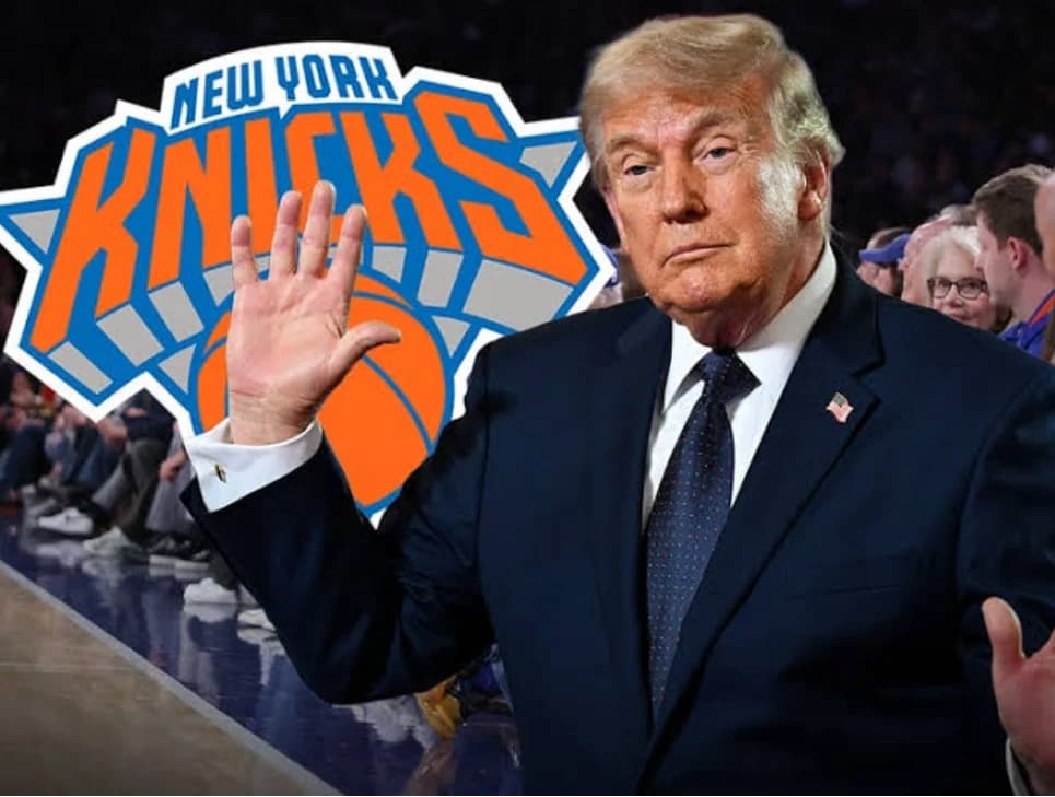 NBA: Amateka ya New York Knicks ashobora gutuma Donald Trump agaragara mu mikino ya nyuma