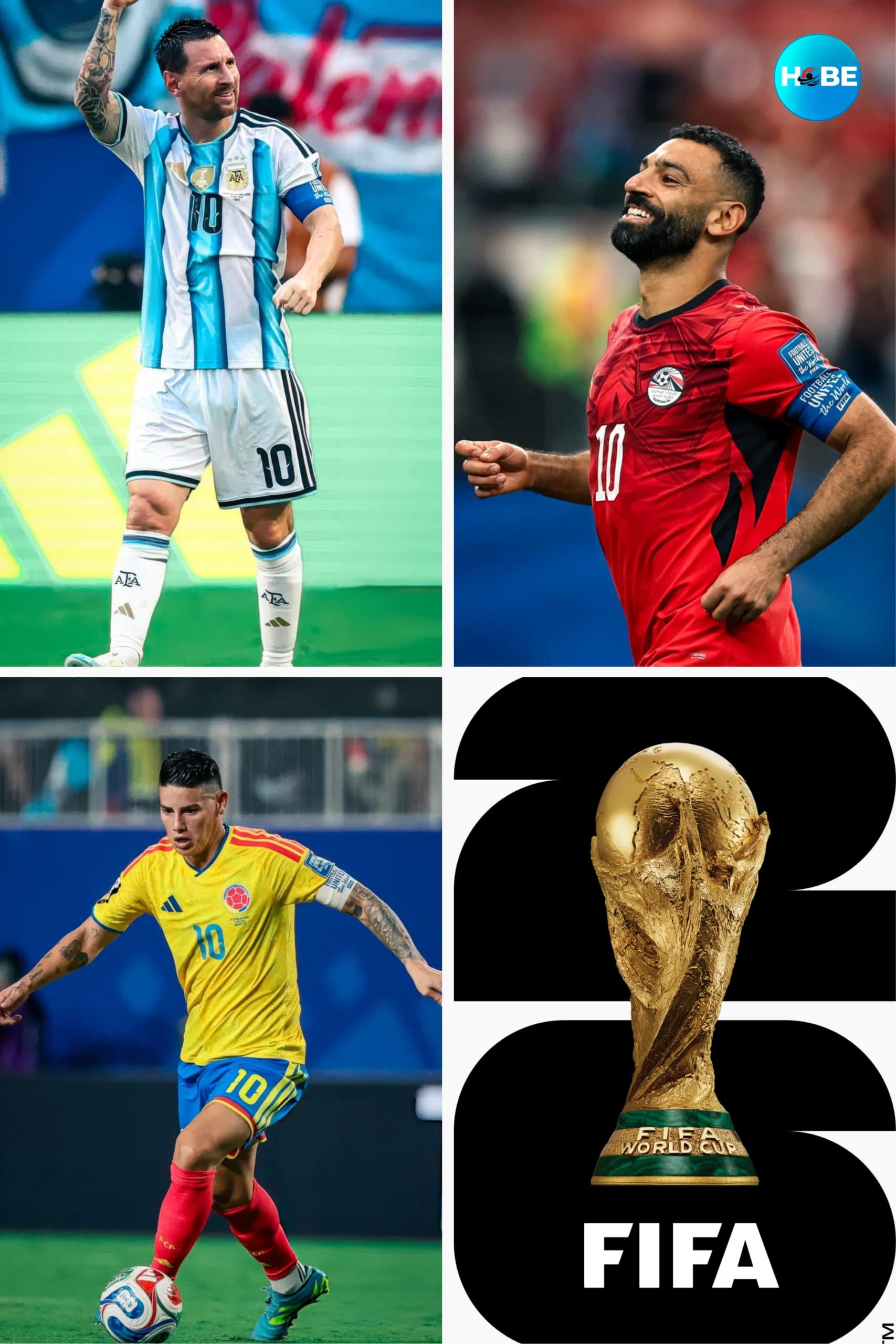 Amateka mashya mu Gikombe cy’Isi: Misiri, Argentine na Colombia zerekeje muri 1/16