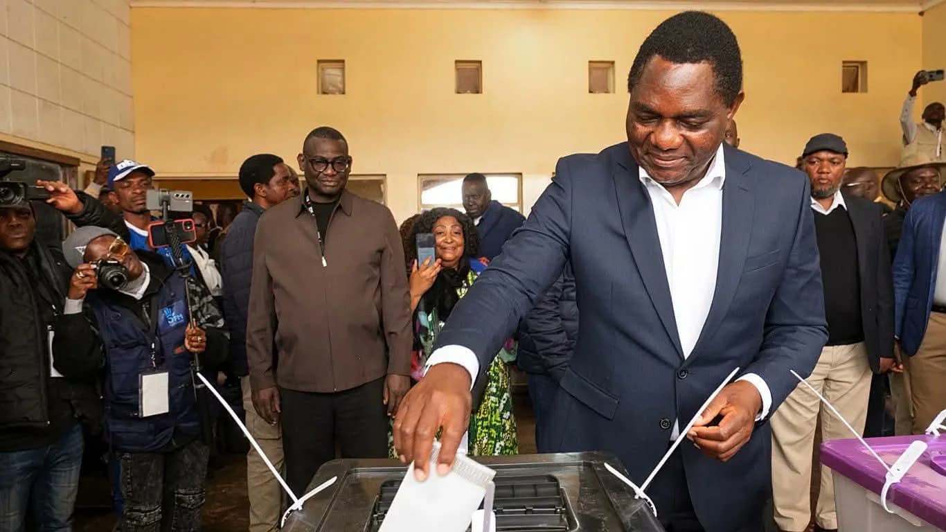 Hichilema Wins Second Term in Zambia as Election Raises Questions Over Political Competition